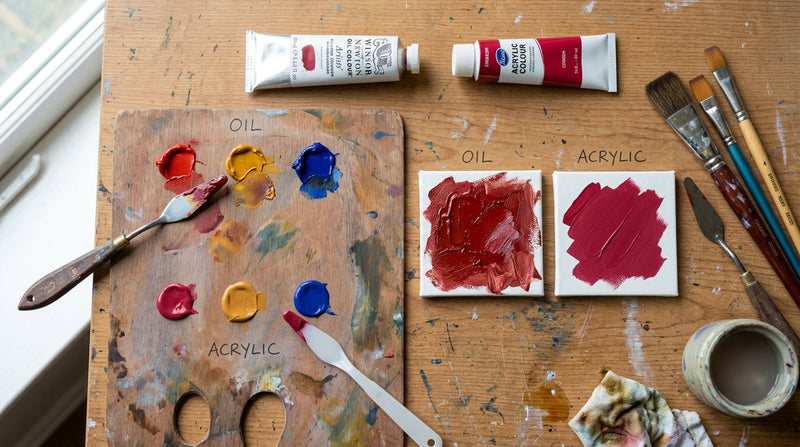 5 Differenze Fondamentali tra Colori a Olio e Acrilici: Guida per Artisti