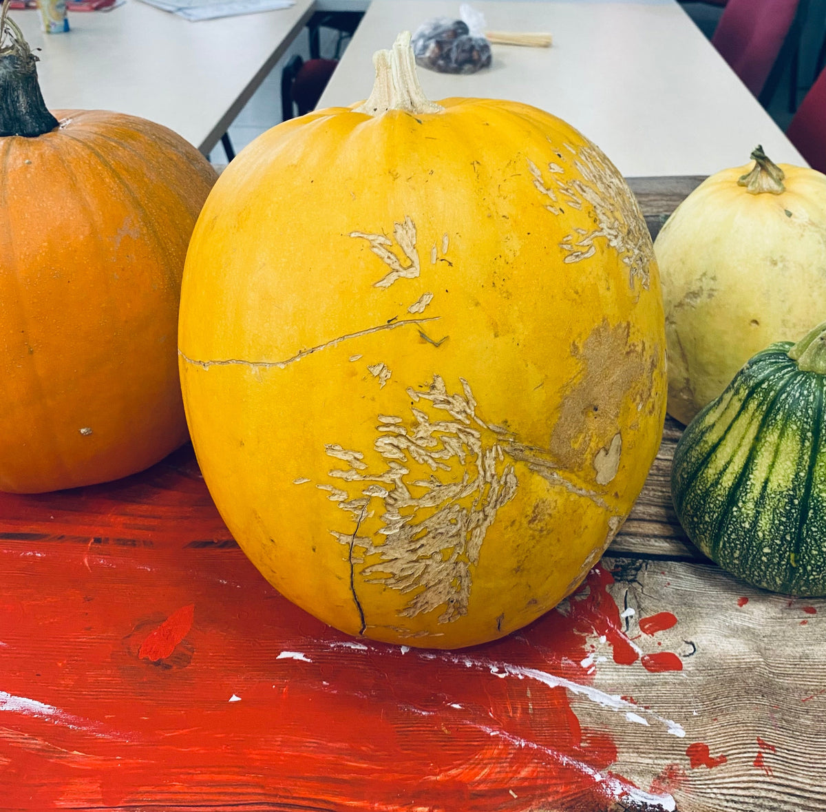 Halloweendecoraties maken: zo snijd je een pompoen uit