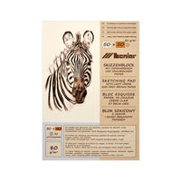 100-Sheet Cream/Gray-Brown Sketch Pad | various sizes — image 2