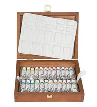 Schmincke Horadam aquarelverf set 24 × 5 ml in houten kist