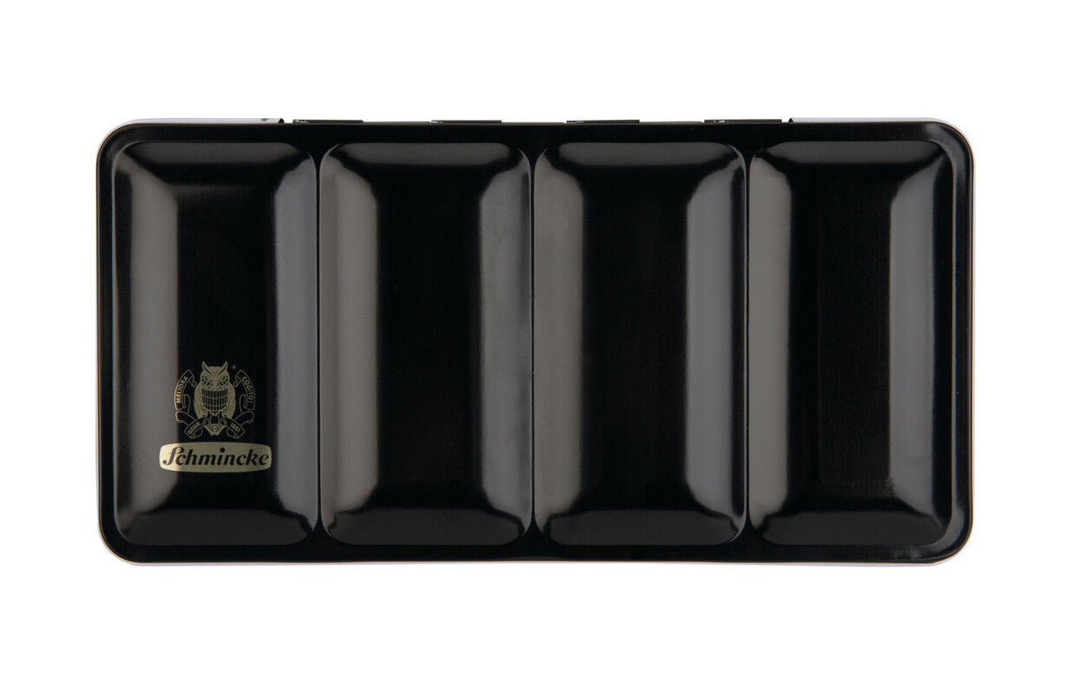 Lege metalen doos Schmincke voor 10 tubes van 15 ml