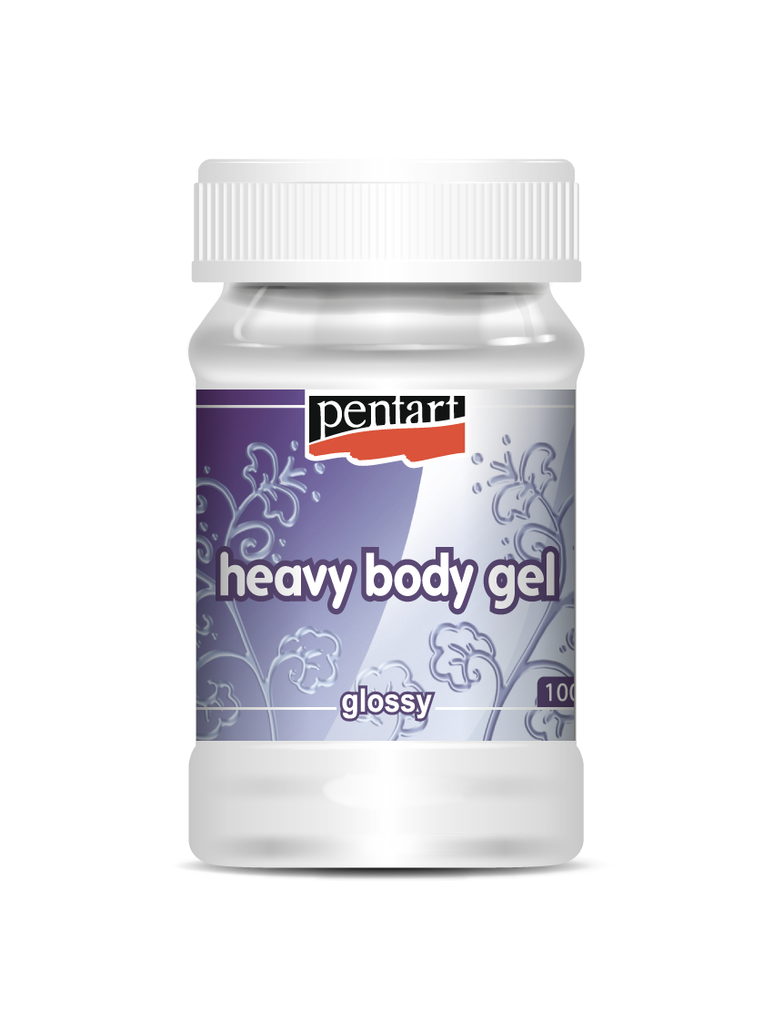 Pentart Heavy Body structuurgel glanzend transparant 50–230 ml – afbeelding 4
