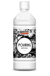Pentart pouring medium 500 ml / 1000 ml – afbeelding 2