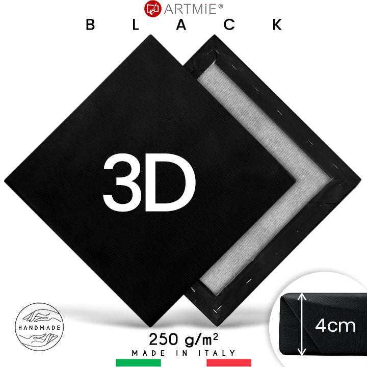 ARTMiE PROFI 3D-schildersdoek zwart – spieraam 4 × 4 cm – afbeelding 8