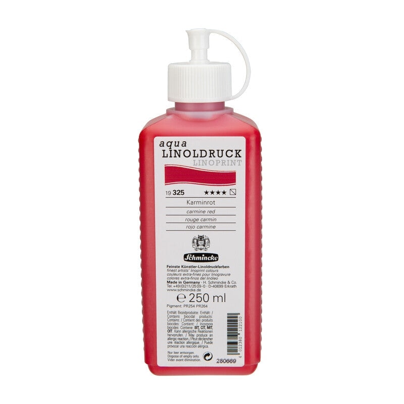 Schmincke aqua-LINOPRINT drukinkt voor linosnede 250 ml – afbeelding 2