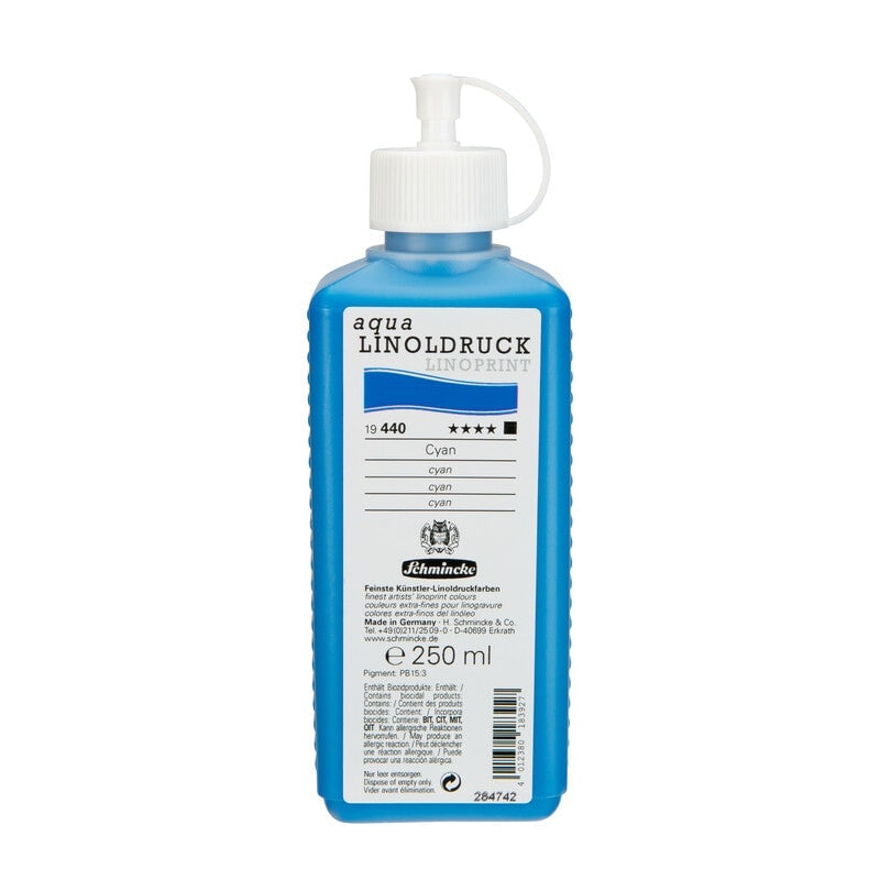 Schmincke aqua-LINOPRINT drukinkt voor linosnede 250 ml – afbeelding 3