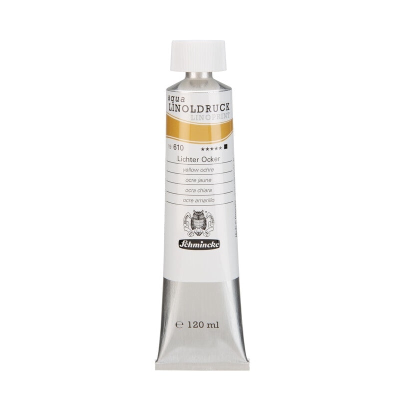 Schmincke aqua-LINOPRINT drukinkt voor linosnede 120 ml – afbeelding 3