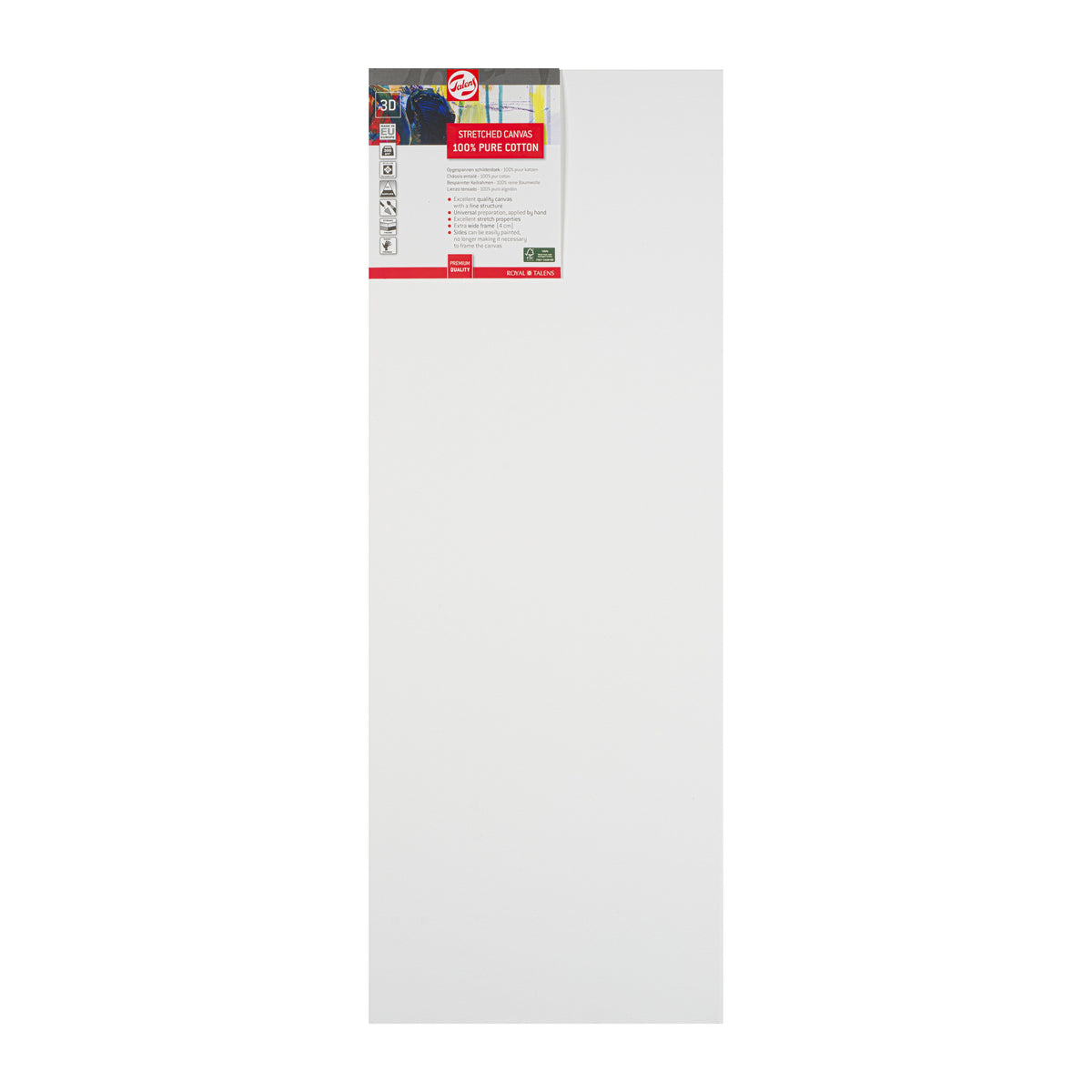 Royal Talens 3D-schildersdoek 30 × 80 cm, 4 cm diep