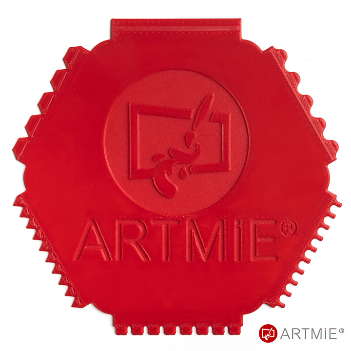 ARTMiE spatel en structuurkam 6-in-1, 14,5 cm