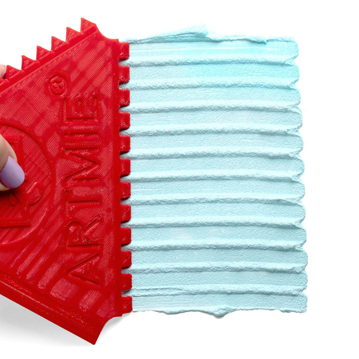 ARTMiE spatel en structuurkam 3-in-1, 12 × 14 cm – afbeelding 2