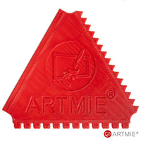 ARTMiE spatel en structuurkam 3-in-1, 12 × 14 cm