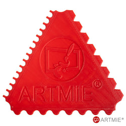 ARTMiE spatel en structuurkam 3-in-1, 12 × 14 cm