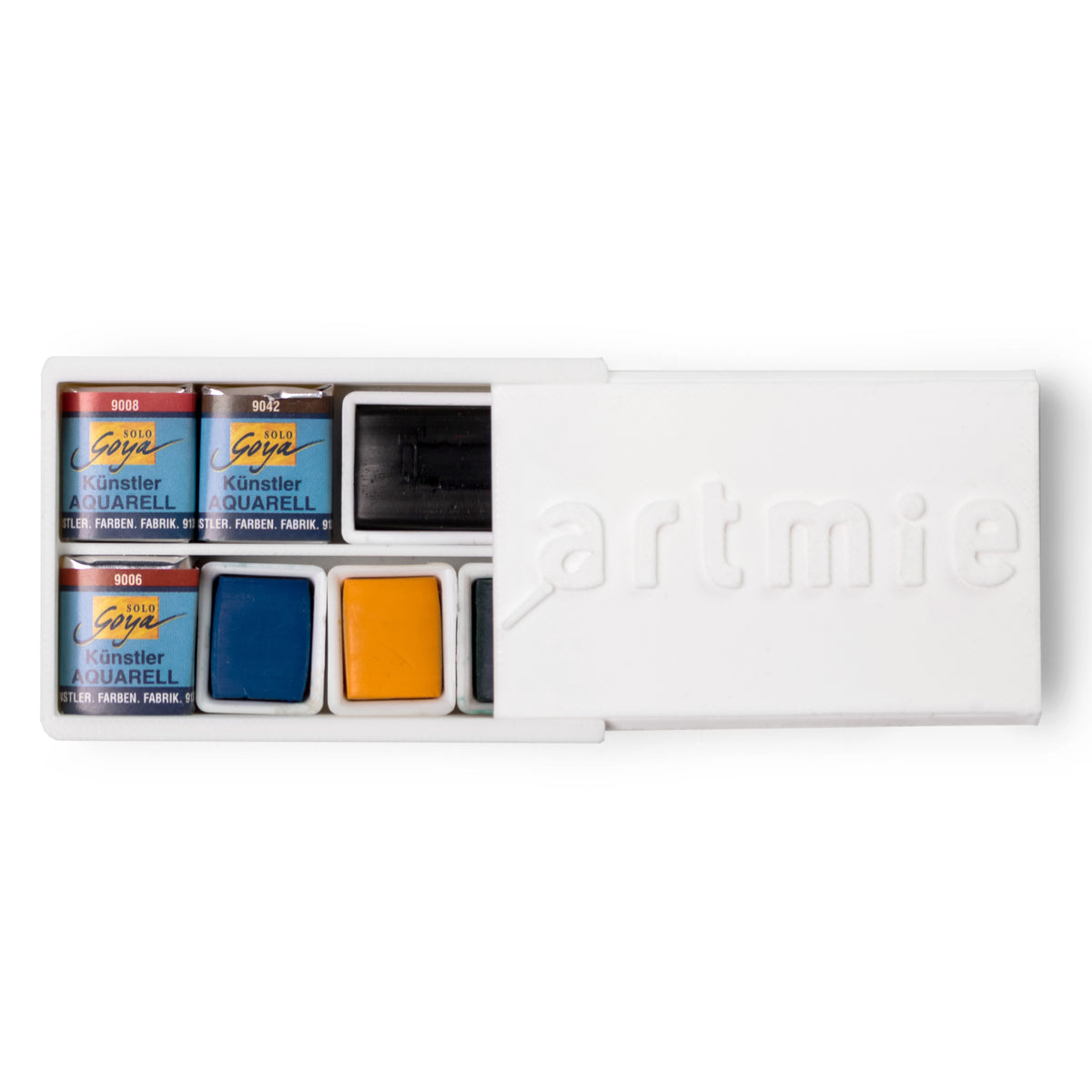 ARTMiE Solo Goya aquarelverf set Stralende tinten, 7 napjes – afbeelding 3