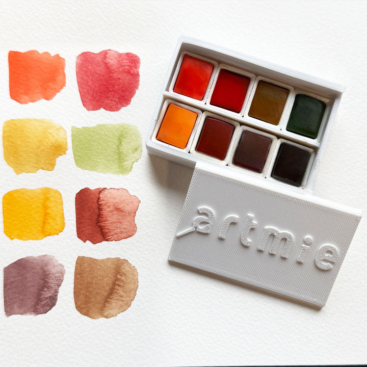 ARTMiE Solo Goya aquarelverf set Stralende tinten, 7 napjes