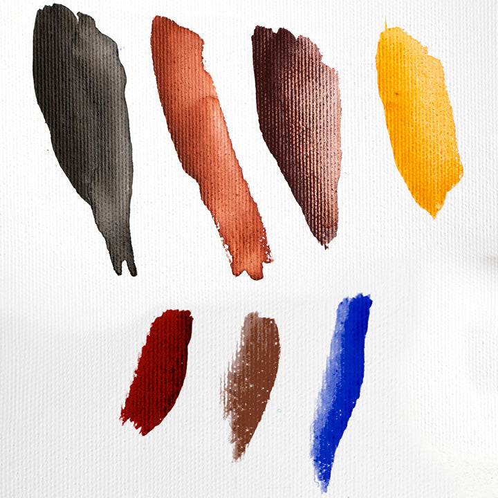 ARTMiE Solo Goya aquarelverfset, 7 napjes – aardetinten – afbeelding 2