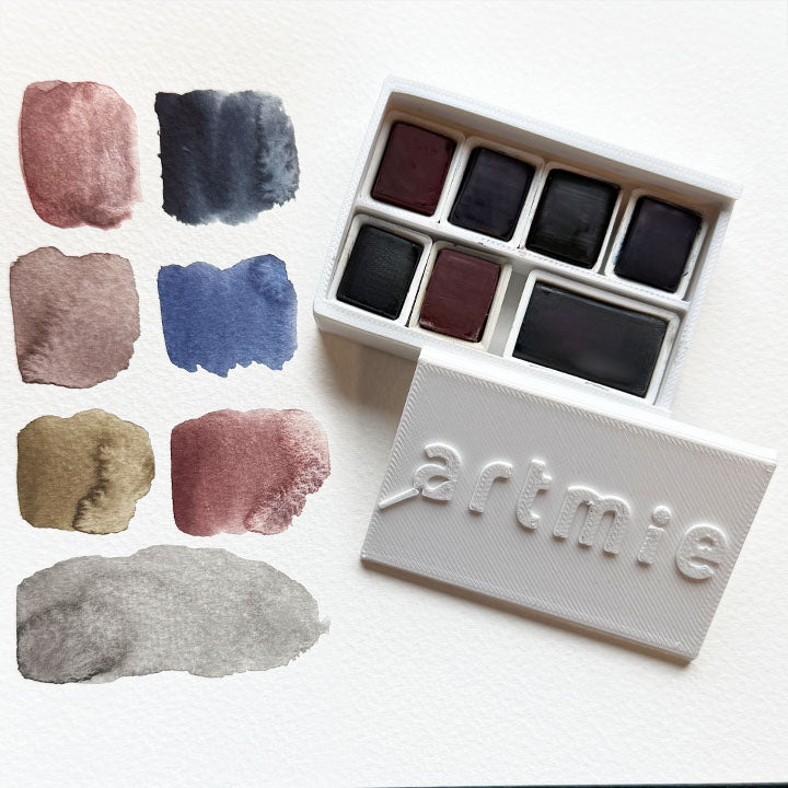 ARTMiE Solo Goya aquarelverfset, 7 napjes – aardetinten