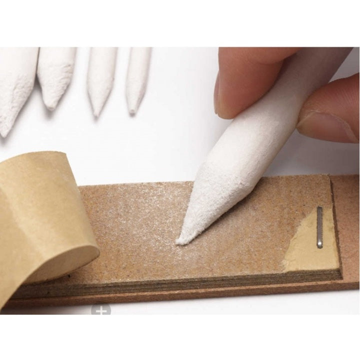 ARTMiE schuurpapierblok voor potloodpunten, 12 strips – afbeelding 3