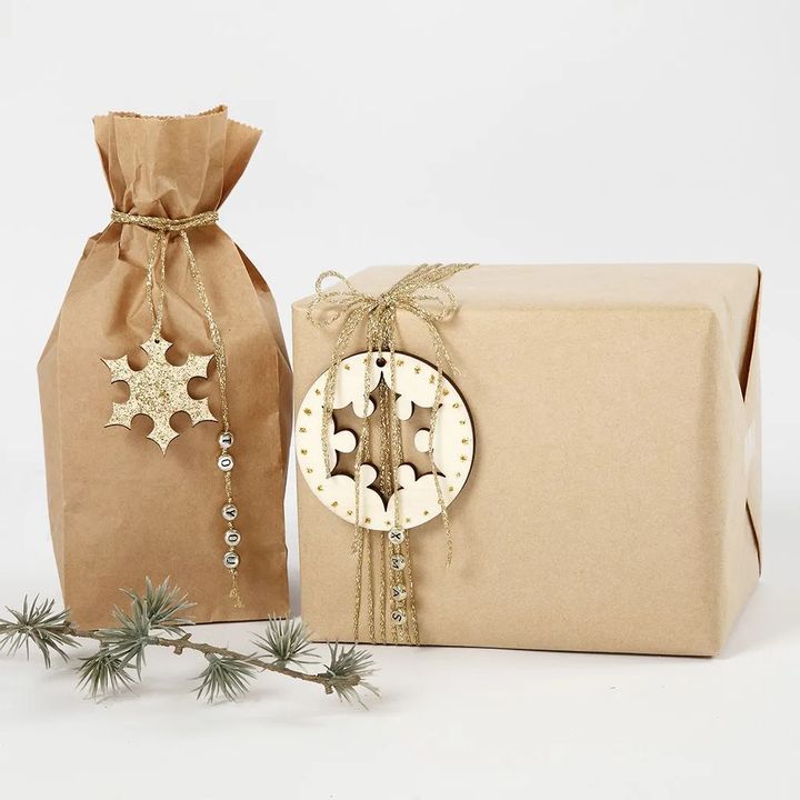 Creativ Company cadeaupapier naturel, 50 cm × 5 m – afbeelding 4