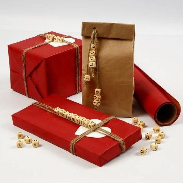 Creativ Company cadeaupapier rood, 50 cm × 5 m – afbeelding 3