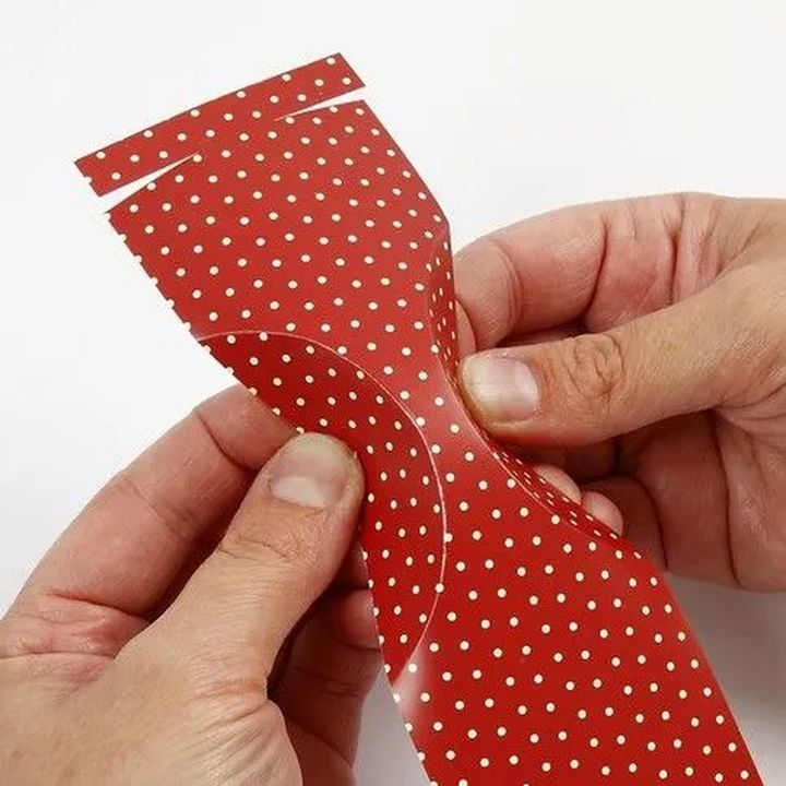 Creativ Company knutselset papieren ornamenten, rood, 27 stroken – afbeelding 4