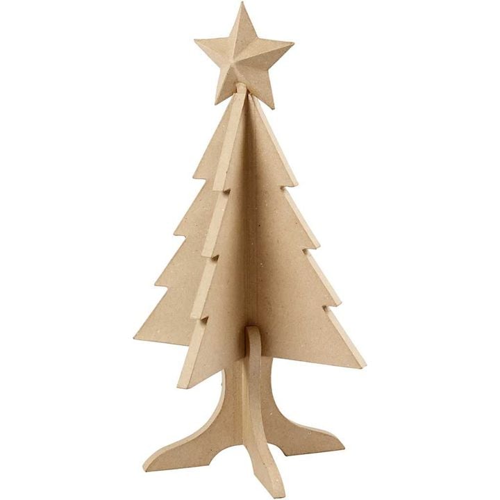 Creativ Company kerstboom van papier-maché, 63 cm