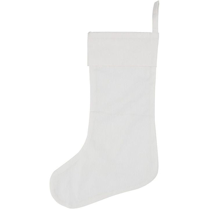 Creativ Company kerstsok wit van katoen, 40 × 26 cm