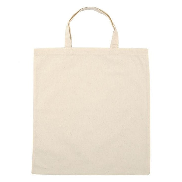 Creativ Company katoenen tassen naturel, 27,5 × 30 cm, 5 stuks