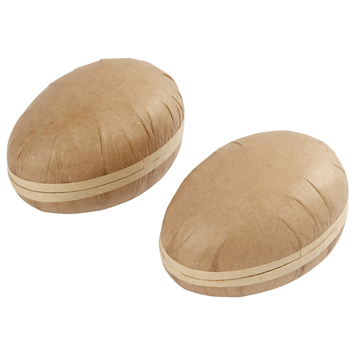 Creativ Company papier-maché eieren, tweedelig – 2 stuks, 12 × 8 cm