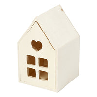 Creativ Company houten huisje met lade, 10,8 × 7 cm