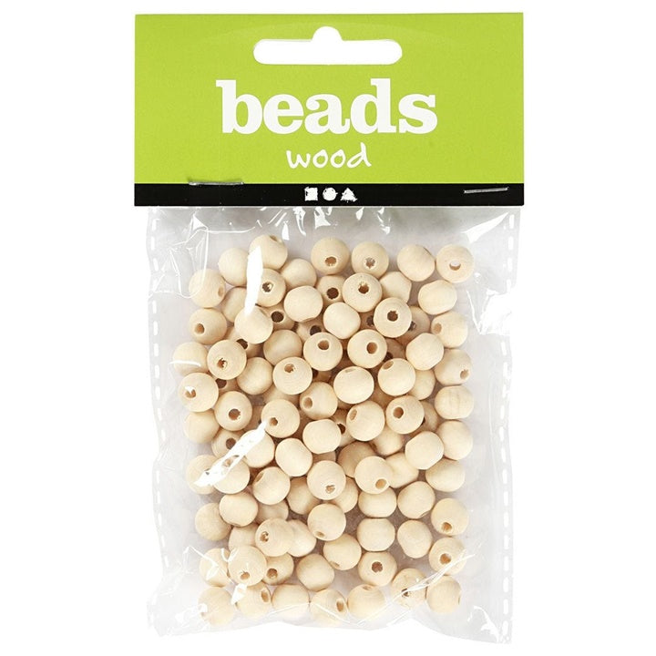 Creativ Company houten kralen 8 mm, 100 stuks