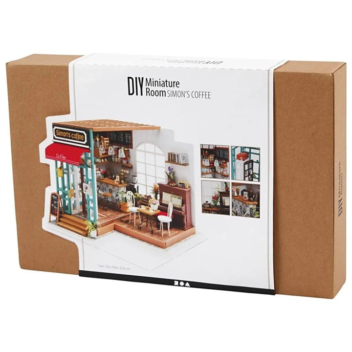 Creativ Company knutselset miniatuurcafé 22,6 × 19,4 × 19 cm