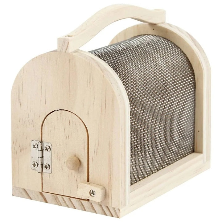 Insectenkooi Creativ Company van hout met metalen gaas – afbeelding 3