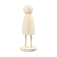 Creativ Company houten decoratiefiguur op voet 13,8 × 5 cm