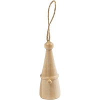 Creativ Company houten kerstkabouter om te versieren 6 cm