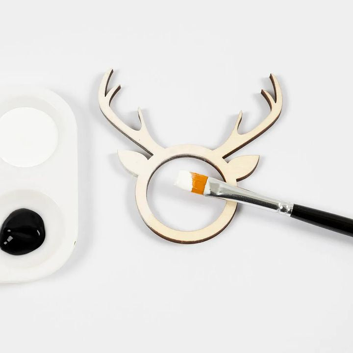 Creativ Company houten servetringen hertengewei, 4 stuks – afbeelding 3
