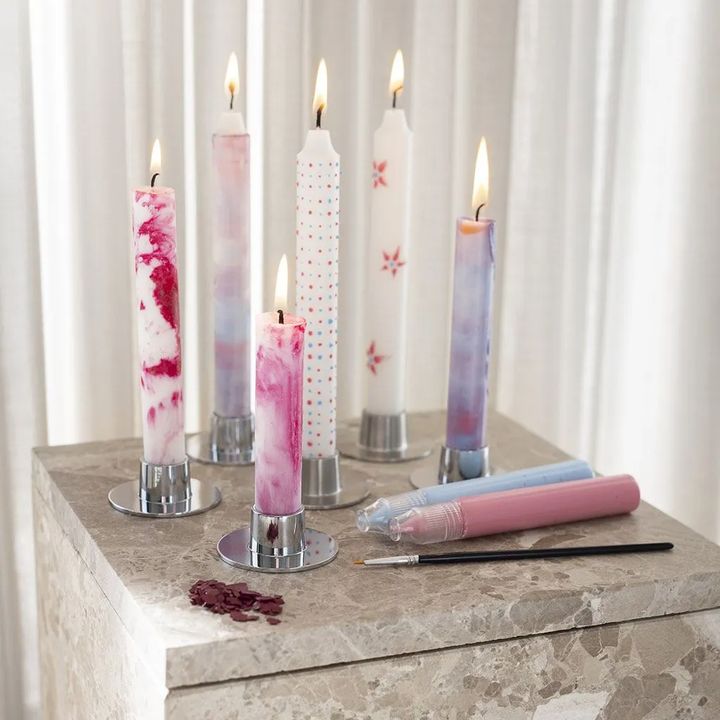 Creativ Company kaarsendecoratieset voor 6 kaarsen – afbeelding 5