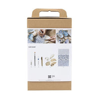 Decoupage knutselset schelpen, blauw – afbeelding 2
