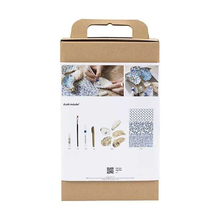 Decoupage knutselset schelpen, blauw – afbeelding 2