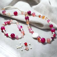 Creativ Company sieradenset Mix roze, ca. 2.740 kralen – afbeelding 5