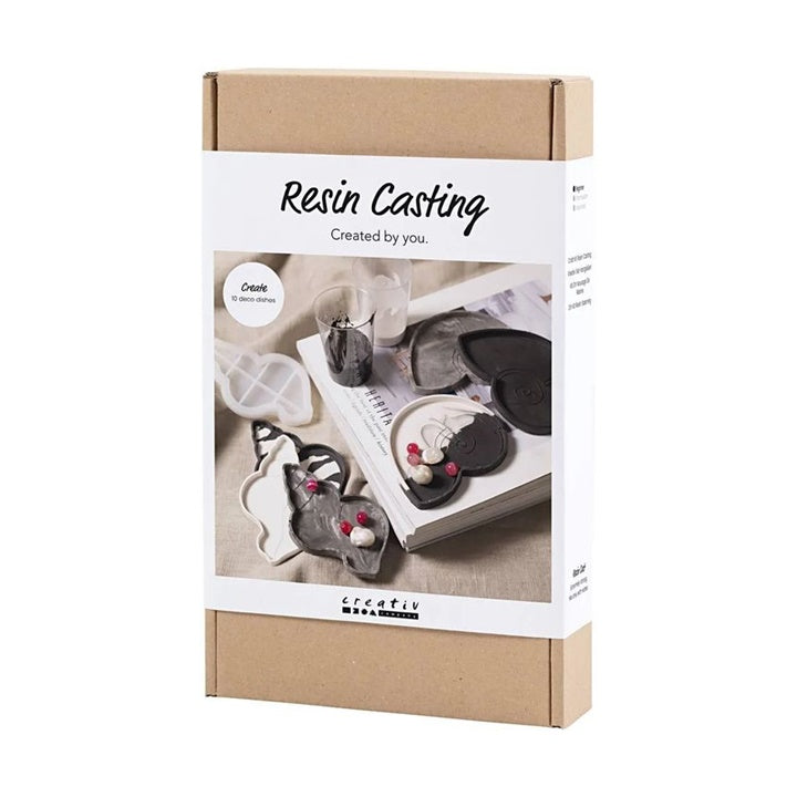 Creativ Company gietset schelpschaaltjes, zwart en wit – afbeelding 3