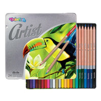 Colorino Artist kleurpotloden in blik, 24 stuks
