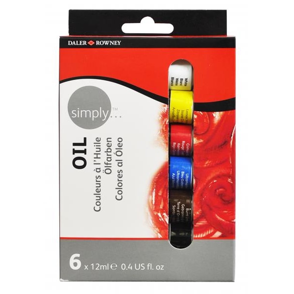 Daler-Rowney Simply olieverfset 6 × 12 ml