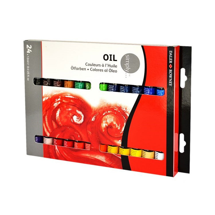 Daler-Rowney Simply olieverfset 24 × 12 ml