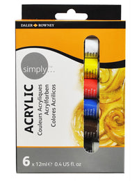 Daler-Rowney Simply acrylverfset 6 × 12 ml