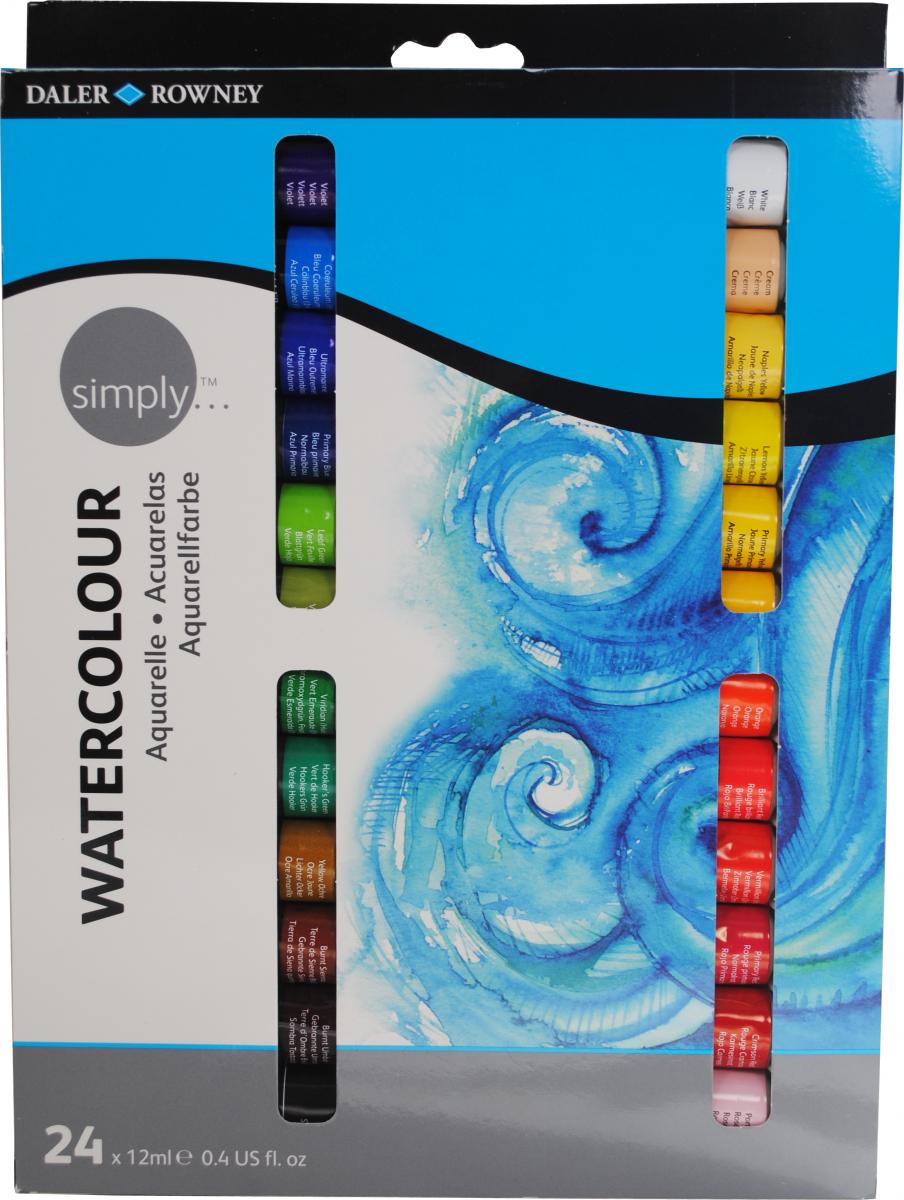 Daler-Rowney Simply aquarelverfset 24 × 12 ml