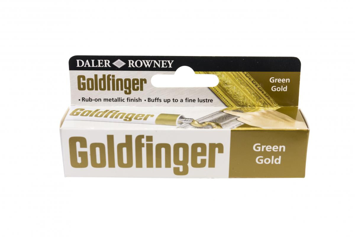 Daler-Rowney Goldfinger metallic pasta Green Gold