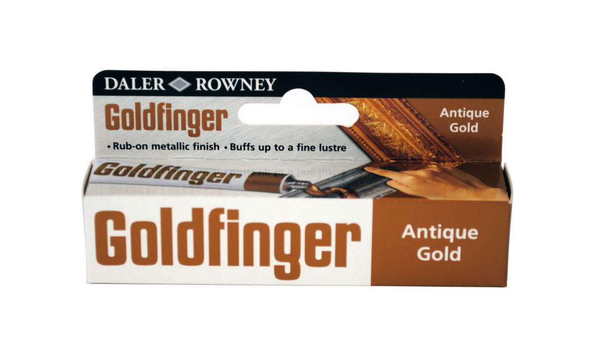 Daler-Rowney Goldfinger metallic pasta Antique Gold 22 ml
