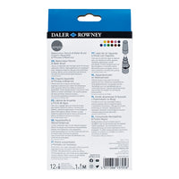 Daler-Rowney Simply aquarelpotloden 12 stuks met waterpenseel – afbeelding 4