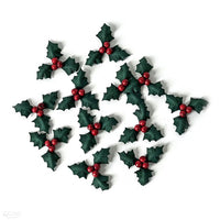 DP Craft 3D papieren bloemen kersthulst, 12 stuks