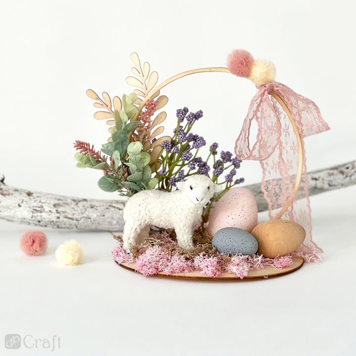 DP Craft houten cirkels 16,5 cm om te versieren, set van 3 – afbeelding 2